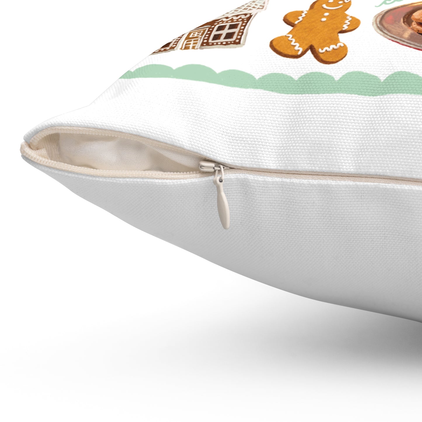 December Birth Month-Spun Polyester Square Pillow