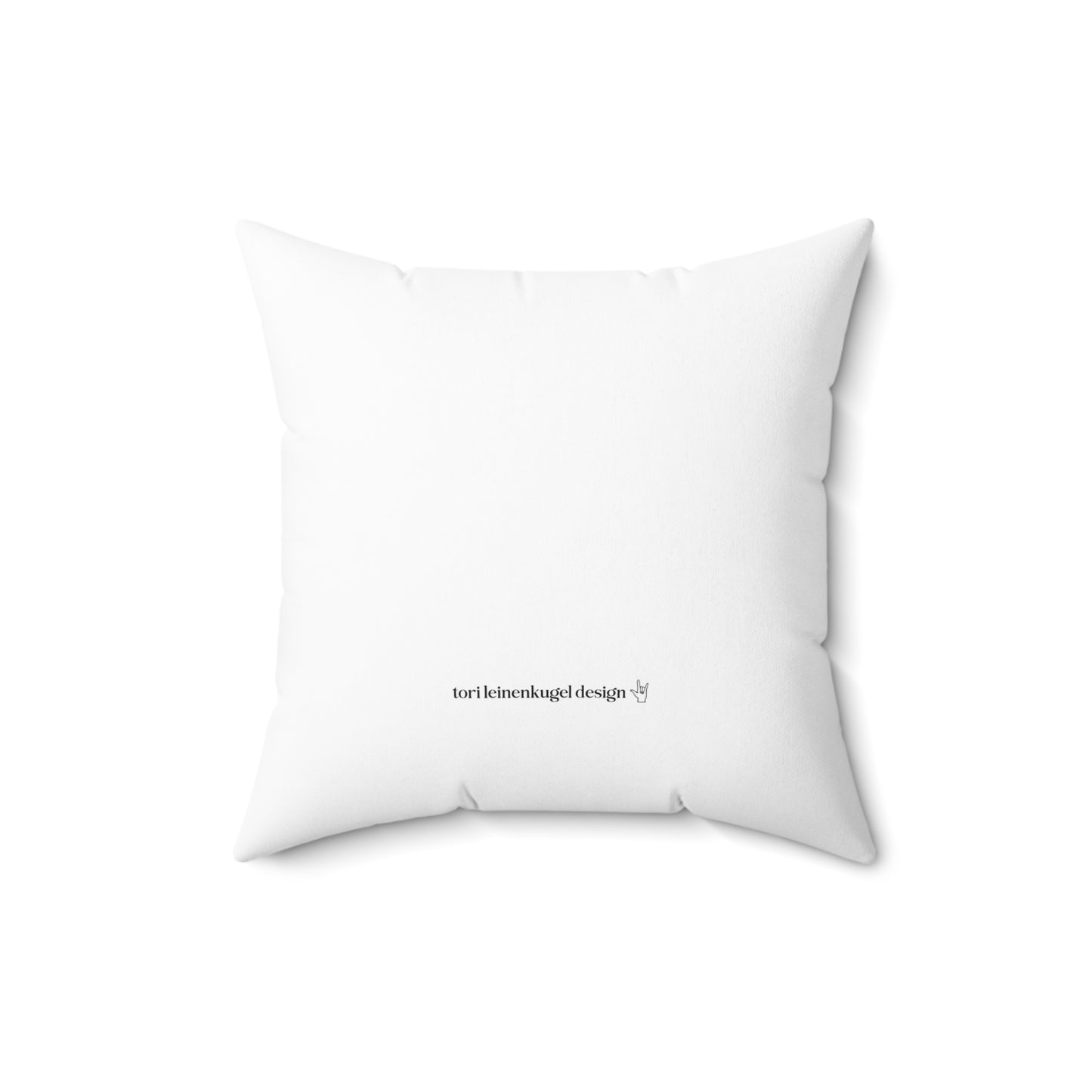 January Birth Month-Spun Polyester Square Pillow