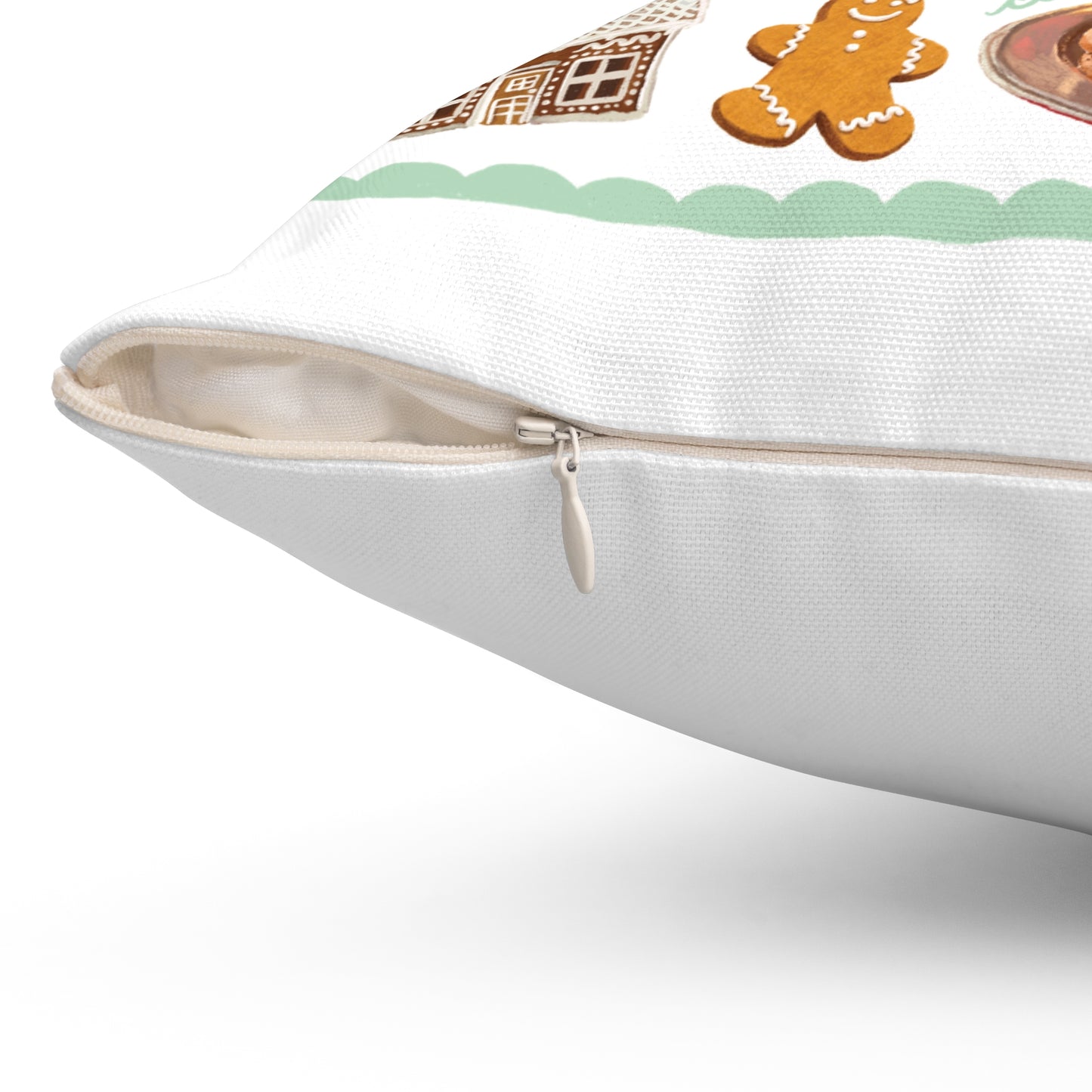 December Birth Month-Spun Polyester Square Pillow