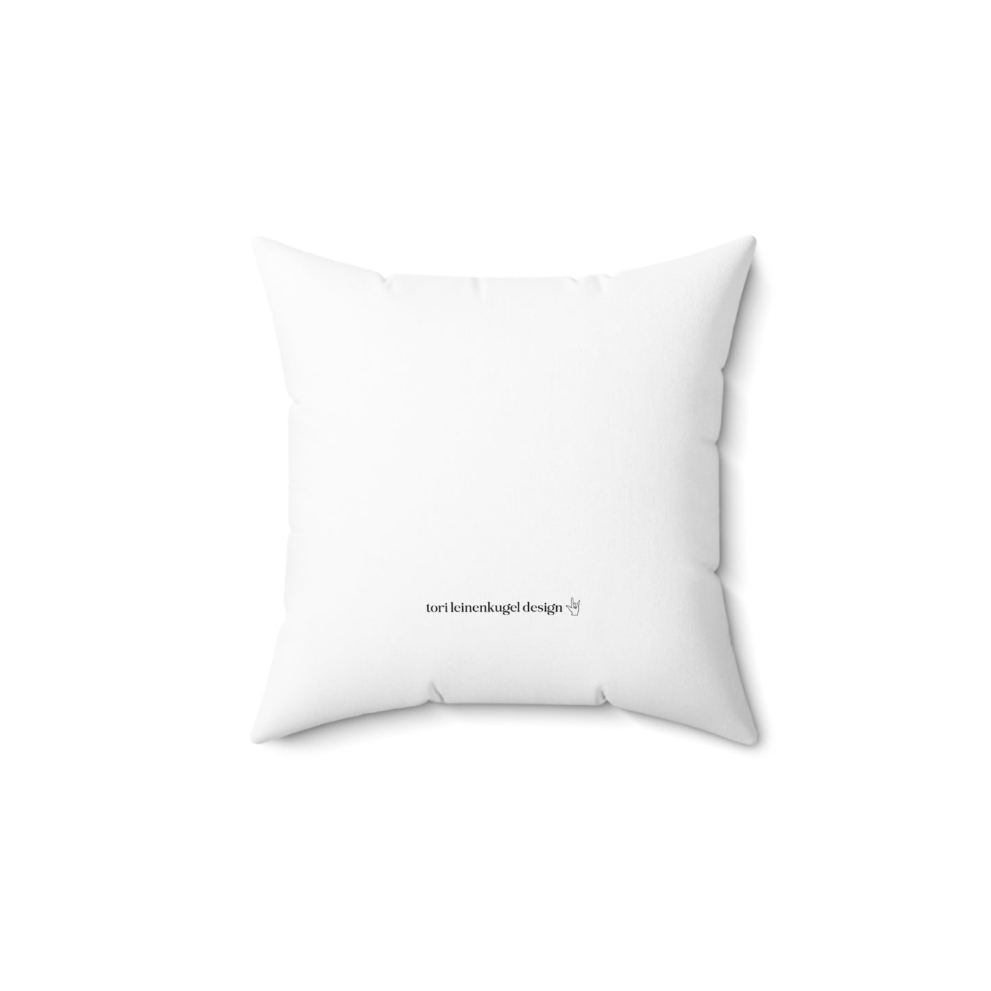 January Birth Month-Spun Polyester Square Pillow
