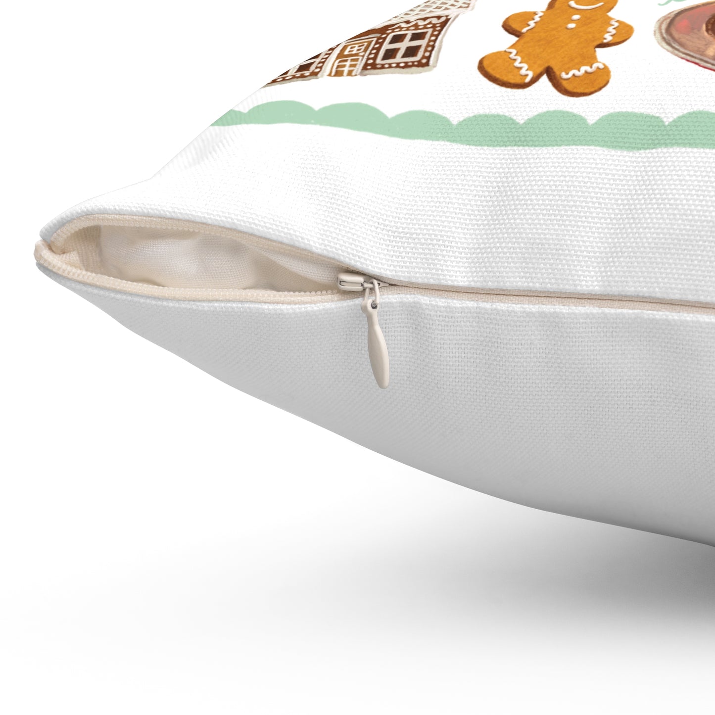 December Birth Month-Spun Polyester Square Pillow