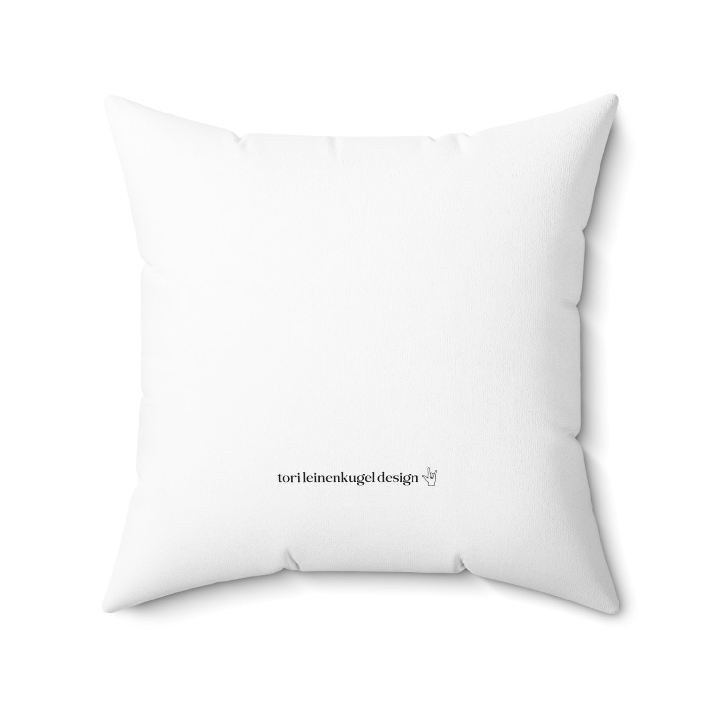 January Birth Month-Spun Polyester Square Pillow