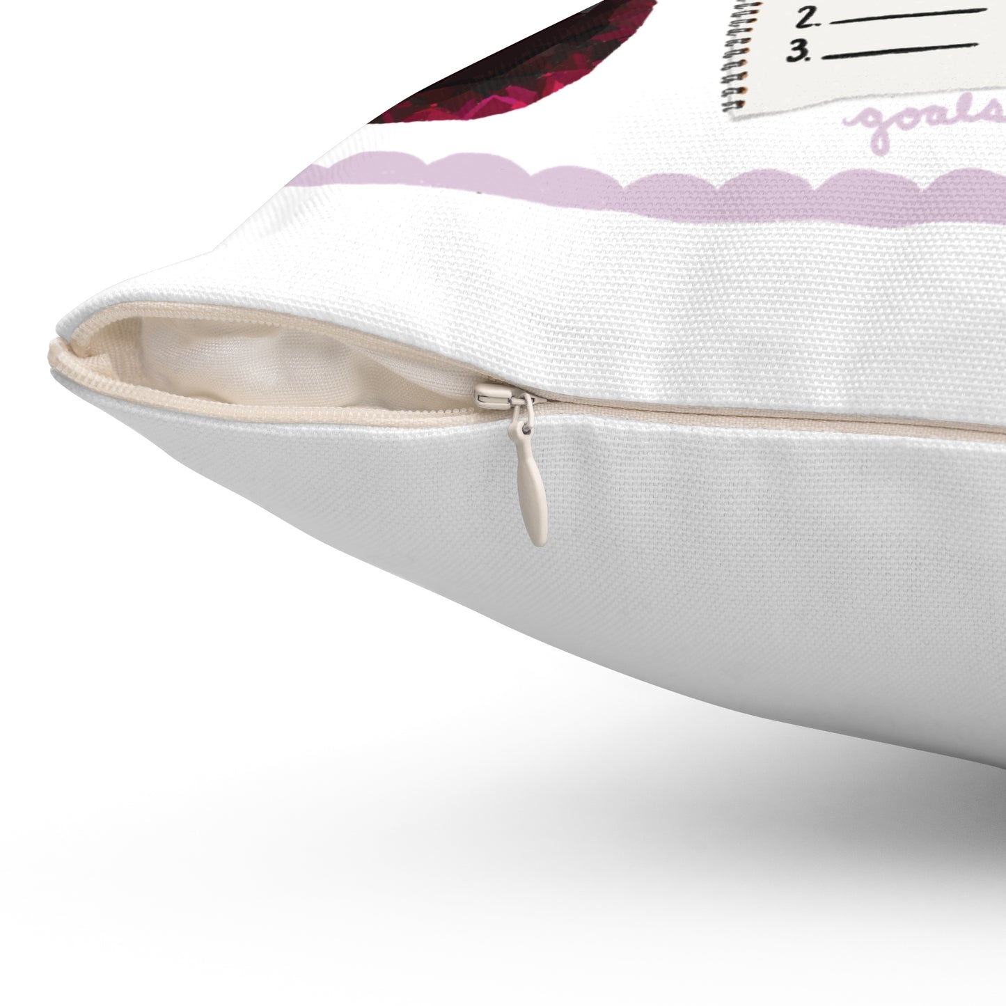 January Birth Month-Spun Polyester Square Pillow