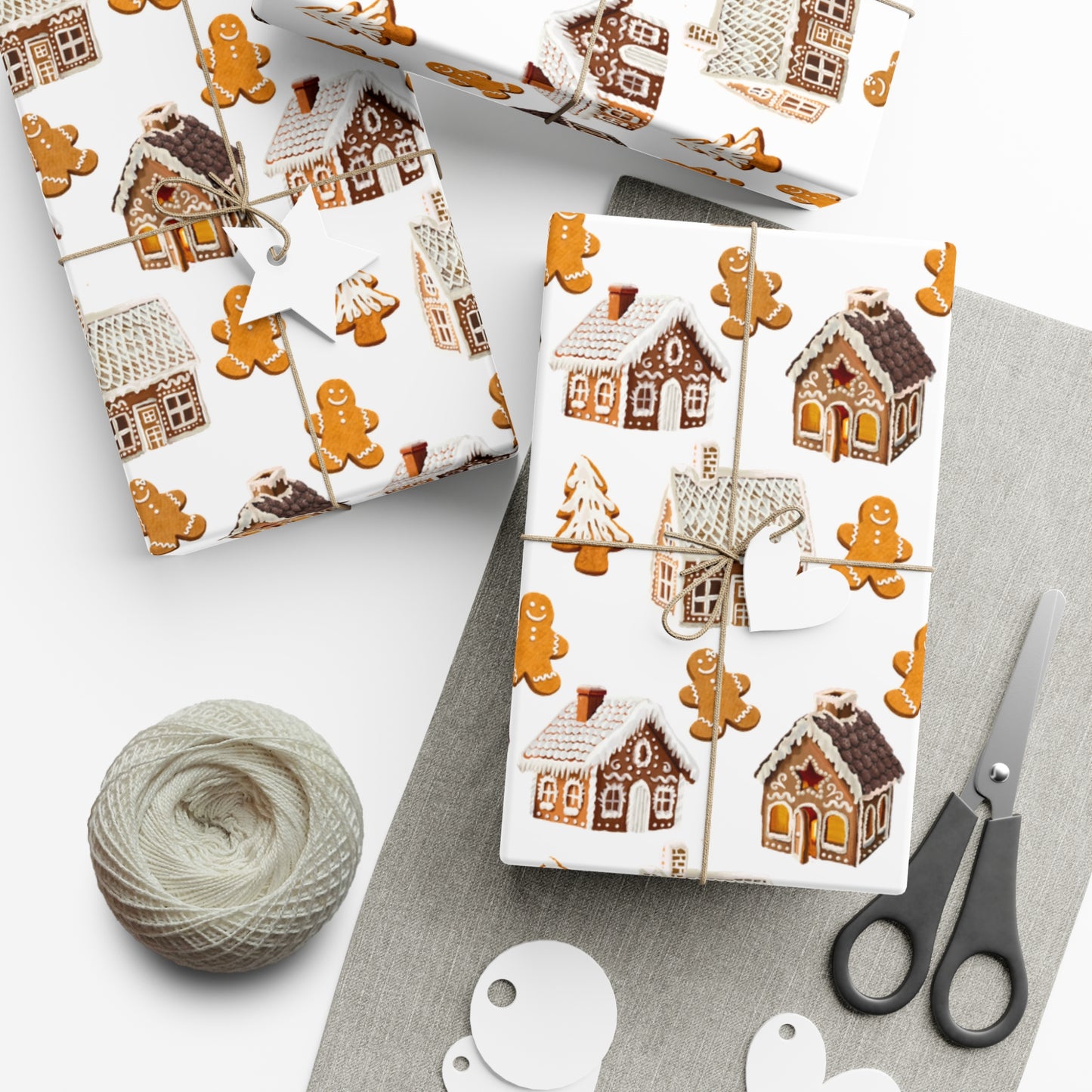 Gingerbread Houses & Cookies Wrapping Paper