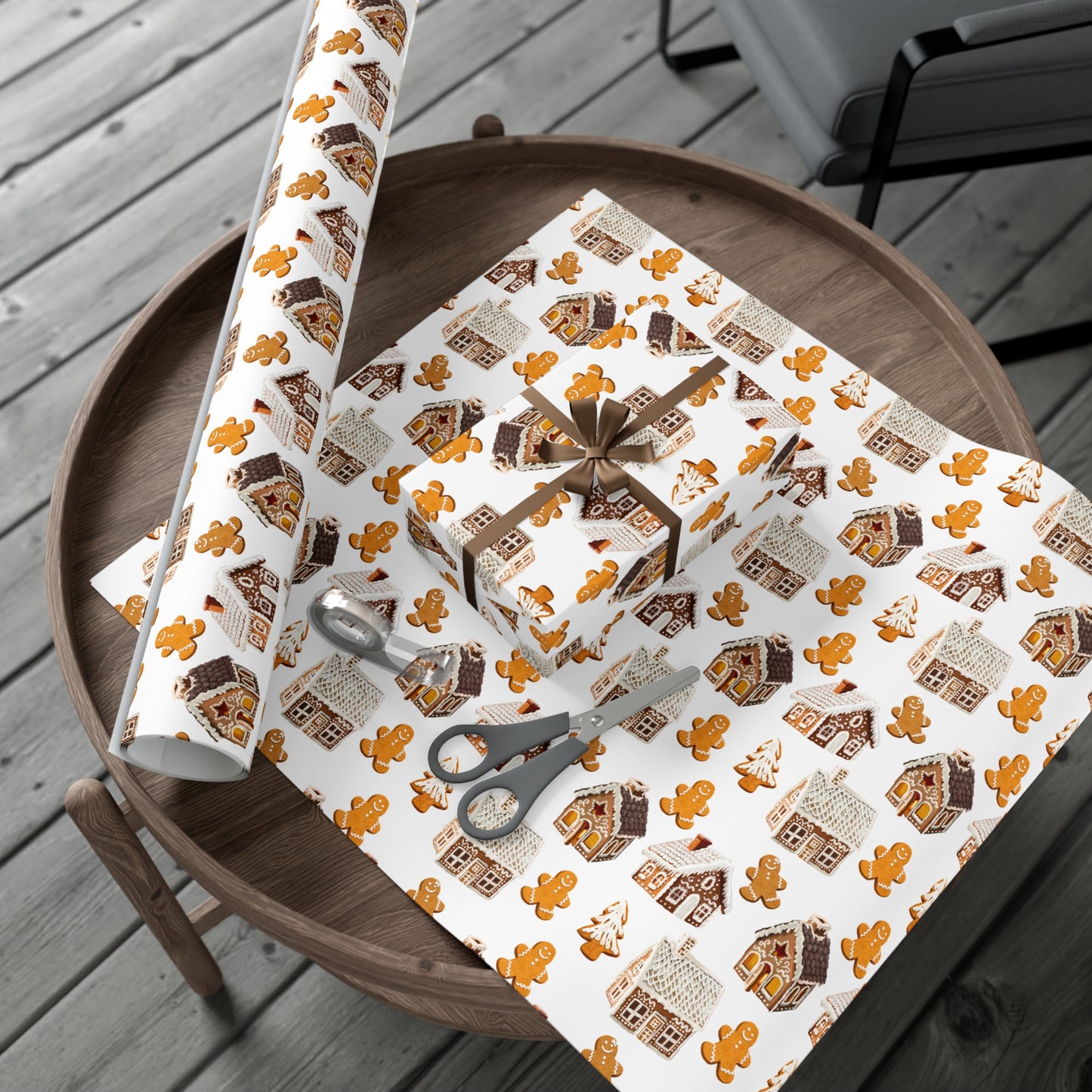 Gingerbread Houses & Cookies Wrapping Paper